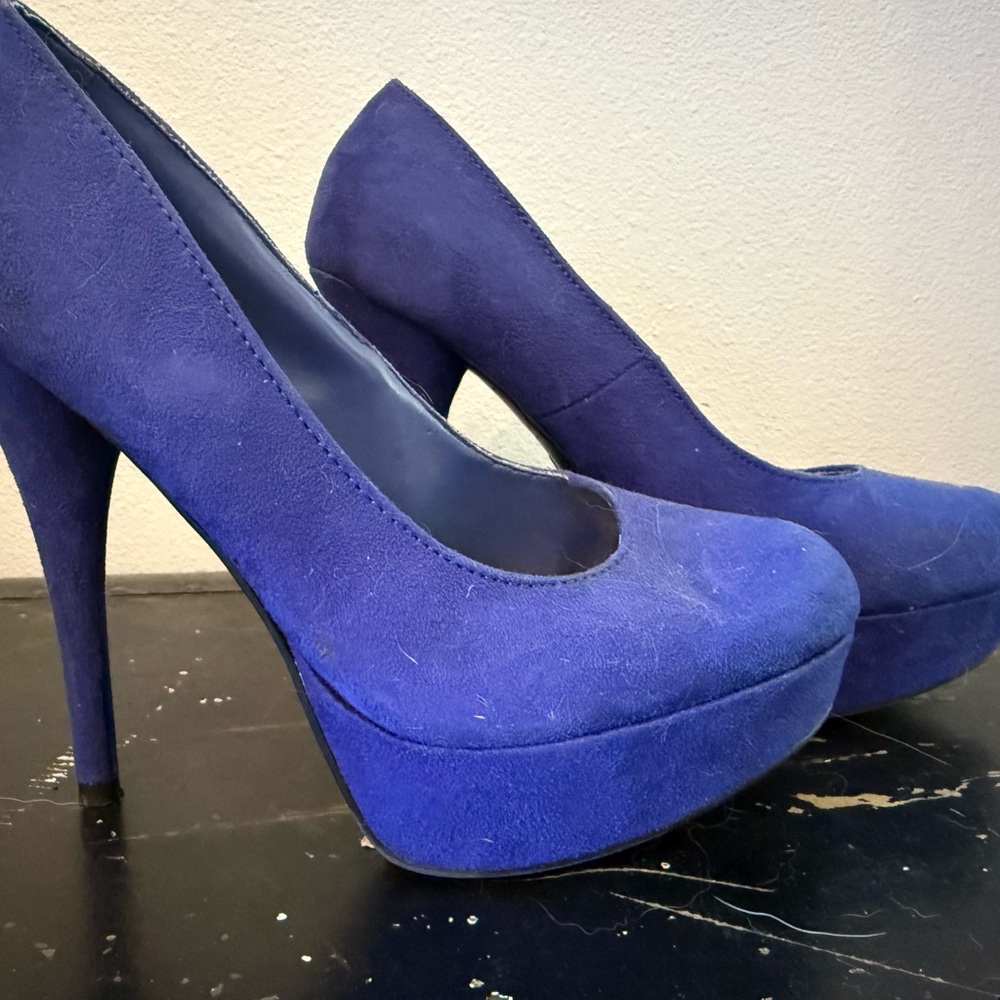 Trash & Luxury Blue Stiletto Heels
